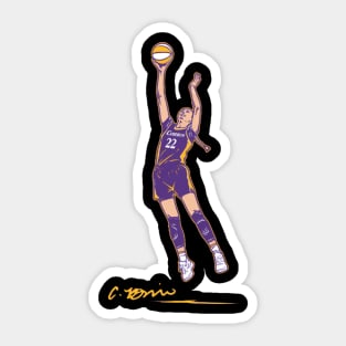 Cameron Brink Superstar Pose LA Sticker